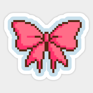 Pixel Bow Sticker